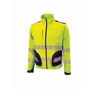 U-Power Veste de travail BEA Yellow Fluo HL223YF