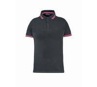 U-power - Way Polo De Travail En Coton Stretch Coupe Ajustée Fuchsia S
