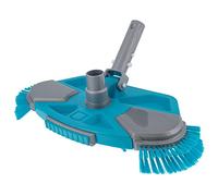 U.S. Pool Supply Tête d'aspirateur lestée de luxe avec brosses latérales, connexion pivotante, poignée à clip EZ - pour piscines hors sol et creusées - Revêtement en vinyle pour sol, mur, marche, coin