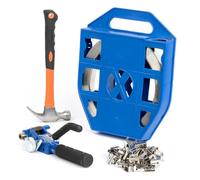U.S. Solid Kit de ruban en acier inoxydable 304 avec rouleau de ruban de 19 | Lot de 100 clips de sécurité, marteau, emballage robuste pour palettes