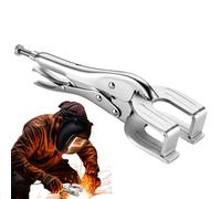 U Shaped Welding Pliers, 9-Inch Locking Clamp, Heavy-Duty Adjustable Vise Grip, Soldering Hand Tool for Fixing, Grinding, Metalworking, Welding and More