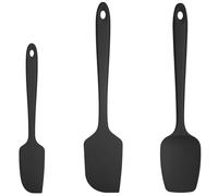 U-Taste 3 Pcs Cuisine Spatule Maryse Silicone, Lot de 3, Noir