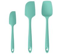 U-Taste 3 Pcs Cuisine Spatule Maryse Silicone, Résistant à 250℃, Ciel Aqua | Cuillère professionnelle en Caoutchouc sans Soudure Flexible, Ustensile de Cuisson pour Mélanger Remuer Racler