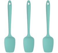 U-Taste Cuillère Maryse Silicone, Résistant à 315℃, Lot de 3, Ciel Aqua | Cuisine Spatule professionnelle en Caoutchouc sans Soudure Flexible, Ustensile de Cuisson pour Mélanger Remuer Racler