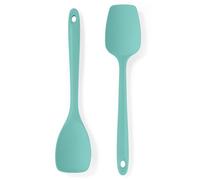 U-Taste Cuisine Cuillère Silicone, Résistant à 315℃, 2 pièces, Aqua Sky | Maryse Spatule professionnelle en Caoutchouc sans Soudure Flexible, Ustensile de Cuisson pour Mélanger Remuer Racler