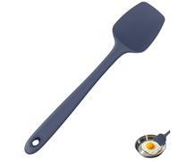 U-Taste Grande Cuisine Spatule Silicone, Résistant à 315℃, 36cm, Bleu Nuit | Maryse Cuillère professionnelle en Caoutchouc sans Soudure Flexible, Ustensile de Cuisson pour Mélanger Remuer Racler