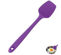 U-Taste Grande Cuisine Spatule Silicone, Résistant à 315℃, 36cm, Violet | Maryse Cuillère professionnelle en Caoutchouc sans Soudure Flexible, Ustensile de Cuisson pour Mélanger Remuer Racler