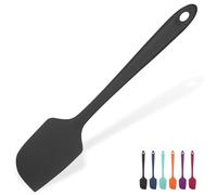 U-Taste Grande Spatule en Silicone: 315℃ Résistant à la Chaleur Maryse Grattoir Flexible et Antiadhésif, Ustensile de Cuisine pour la Cuisson pour Mélanger Remuant Raclant (29cm, Noir)