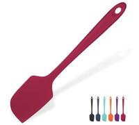 U-Taste Grande Spatule Maryse Silicone, Résistant à 315℃, 29cm, Rouge | Cuillère professionnelle en Caoutchouc sans Soudure Flexible, Ustensile de Cuisson pour Mélanger Remuer Racler