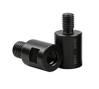 Uadme 2Pcs Adaptateur M14 Femelle vers M10 Mâle, Convertisseur de Filetage pour Meuleuse d'Angle, Polisseuse et Foret Fileté