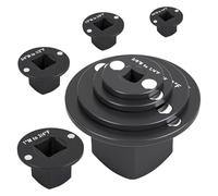 Uadme 4PCS Low Profile Impact Socket Adapter Set, Conception Magnétique | 3/8" à 1/2", 1/4" à 3/8", 3/4" à 1", 1/2" à 3/4", Adaptateur Douilles à Choc, pour Espaces Étroits