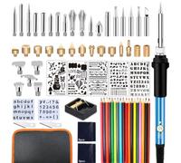 Uadme 77 Pcs Kit Fer a Souder 60W avec Température Réglable 200~450℃
