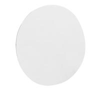 Uadme Adhésif double face rond en silicone - Fixation murale pour crochet à ventouse - 10 cm de diamètre - Transparent