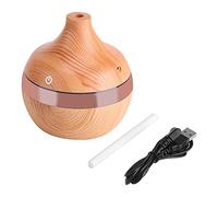 Uadme Humidificateur USB LED tactile grain de bois purificateur d'air diffuseur d'huile 300 ml