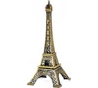 Uadme Modèle de Tour Eiffel, Souvenir Tour Eiffel de Zinc Figurine de Collection Réplique Paris Français pour Souvenirs de Voyage Décoration de Table (25 cm)
