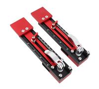 Uadme Outils de Pose de Bardage, 2 Pièces Jauge en Alliage d'Aluminium Kit de Fixation avec Jauge de Mesure, pour 10-15mm Fibro Ciment Panneaux