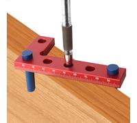 Uadme Petit Equerre Menuisier, Mini Outil de Recherche de Centre Carré, Règle à Angle Droit, Mesure Rapide à 90 Degrés en Alliage d'Aluminium pour le Travail du Bois