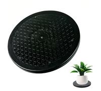 Uadme Plateau Tournant Universel 360° 25cm avec Roulement à Billes en Acier | Support Pivotant Rond Multifonction, Charge Maximale 25kg, pour TV, Enceintes, Écrans, Plantes, Modélisme