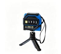 Uadme Ruban à Mesurer Laser 4 en 1, 40m Telemetre Laser + 5m Metre Ruban, 16m Ligne Croisée et Trépied, Grand Écran LCD (m/ft/in), pour Bricolage, BTP, Professionnels