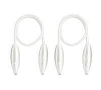 UALXPAO Attaches de Rideaux 2pcs/Set Curtain Tiebacks Arbitrary Shape Twist Alloy Hanging Belts Ropes Holdback Accessoires pour Décoration de Maison(White)