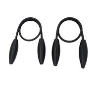 UALXPAO Attaches de Rideaux 2pcs/Set Curtain Tiebacks Arbitrary Shape Twist Alloy Hanging Belts Ropes Holdback Accessoires pour Décoration de Maison(Black)