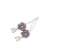 UALXPAO Embrasse Rideaux Lot Embrasse de Rideau camélia réglable 2 pièces | Boucle rideaux cravate corde chez l'habitant(Purple)