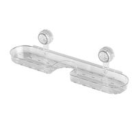 Uanqfegy Étagère d'évier de Salle de Bain en ABS Transparent sur Le Robinet, optimise l'espace comptoir, étagère à Ventouse au-Dessus l'évier, Organisateur Salle Bain
