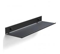 Uanqfegy Étagère Flottante en métal sans perçage - 19, 69 Pouces - Espace de Barre d'image en Aluminium - Support de Rangement pour Salle Bain pour Articles Toilette, Maquillage et Petits Objets