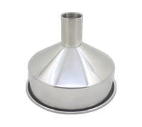 Uanqfegy Grand Entonnoir avec Filtre - Entonnoir Industriel en Acier Inoxydable 304 à Bouche Large de 3, 8 cm, pour Cuisine, Maison, Atelier, Usine, Huile