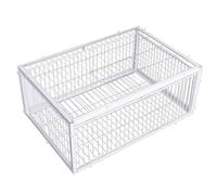 Uanqfegy Piège à Pigeons - Cage métallique 40, 6 x 30, 5 x 25, 4 cm avec entrées unidirectionnelles, pour fermes, granges, Jardins
