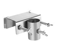 Uanqfegy Support de Parapluie pour Camion-Pince de Parasol Patio en métal galvanisé épais, Support réglable pour Rail Chaise 110mm
