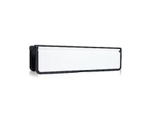 UAP Doormaster Door Boîte aux lettres de 30.5 cm - Boîte aux lettres sécurisée de qualité supérieure, anti-vandalisme, pour portes en bois ou en uPVC (20-40 mm, revêtement en poudre blanc)