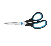 Uaugulft Ciseaux, Papier en Acier Inoxydable, Ciseaux Multi-Usage avec Poignée Souple, Bleu Noir, 20,3 cm