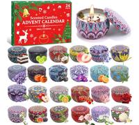 UAYNFY Calendrier de l'Avent 2026 - 24 bougies parfumées pour adultes