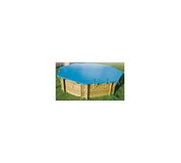 Ubbink Bâche d'hiver et de sécurité pour Piscine Bois Octogonale 430 - Bleue - Epaisseur 550gr