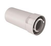 UBBINK-Conduit Sekurit 60 100 PPTL PVC Longeur 2000 mm. condensation Gaz Fioul Blanc Réf. 229304