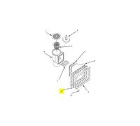 Pièces détachées pour Skimmer bouche large 7514019 Ubbink - Joint skimmer bouche large (rect)
