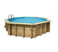 Ubbink OCEA 580 Piscine hors sol Rond Bois