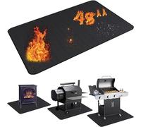 UBeesize Tapis de Barbecue Ignifuge Double Face pour brasero d'intérieur - 91,4 x 121,9 cm