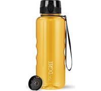 uberBottle crystalClear Trinkflasche mit Sieb 1500ml / Honey Yellow/ 720DGREE