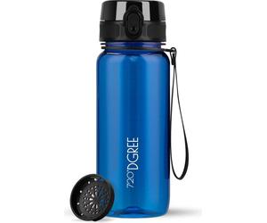 uberBottle crystalClear Trinkflasche mit Sieb 650ml / Royal Blue/ 720DGREE