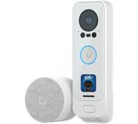 Ubiquiti UVC-G4 Doorbell Pro PoE Kit-White Sonnette et carillons a double caméra PoE avec fonctionnalités avancées d'IA et d'utilisabilité, couleur blanche.