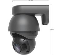 Ubiquiti AI PTZ Precision, caméra IP de sécurité, intérieur et extérieur, câble, ARM Cortex-A53, mural/poteau/pupitre, noir