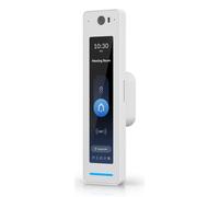 Ubiquiti Interphone Vidéo Tactile avec Lecteur NFC, Déverrouillage Facial, IP55, Port Gigabit RJ45 PoE, Écran 4,7", Bluetooth 4.2, Blanc