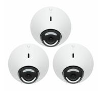 Ubiquiti Lot de 3 caméras 2K HD PoE, capteur CMOS 5 MP, Blanc