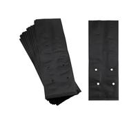 UBOHUZ Sacs de Plantation Sacs pépinière légumes 100 pièces Noir PE matériel Plantes Culture Sac Croissance des Pots Fleurs épaissir pour Plantes(17x25cm)