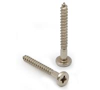 UCAFIX Vis autotaraudeuse pour bois Pozidriv Nickelé 5,5x50 mm Tête fraisée