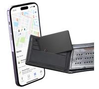 Ucani Portefeuille Geolocalisable,Tracker Card Ultra-Mince 1.6mmSmart AirTag Card Compatible avec Find My(iOS Uniquement),Peut être Utilisée dans Les Portefeuilles,clés,Valises, Bagages,Sacs à Dos