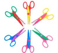 UCEC 6 Ciseaux Crantés & Zigzag - pour Scrapbooking, Cartes, DIY
