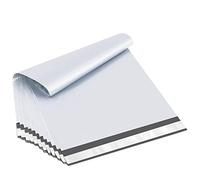 UCGOU Lot de 100 sacs d'expédition blancs en polyéthylène 35,6 x 43,2 cm